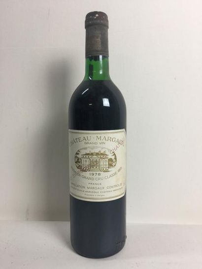 1 Blle Château MARGAUX (Margaux) 1978 - TTLB/dessus...