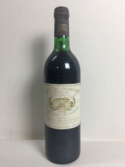 1 Blle Château MARGAUX (Margaux) 1978 - TTLB/dessus...