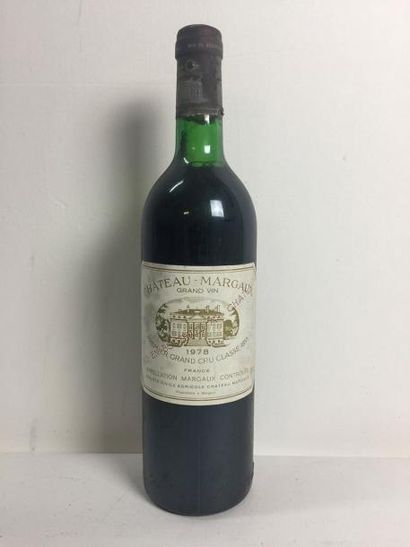 1 Blle Château MARGAUX (Margaux) 1978 - NLB/dessus...