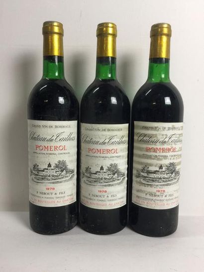 3 Blle Château DU TAILHAS (Pomerol) 1978...