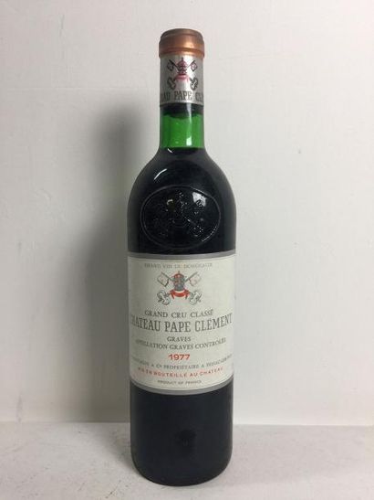 1 Blle Château PAPE CLEMENT (graves) 1977...