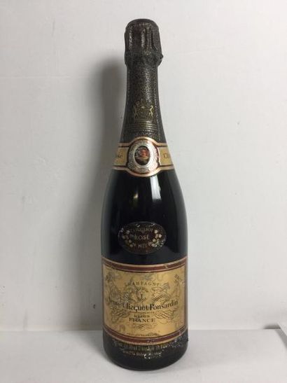 1 Blle CHAMPAGNE VEUVE CLIQUOT ROSE 1973...