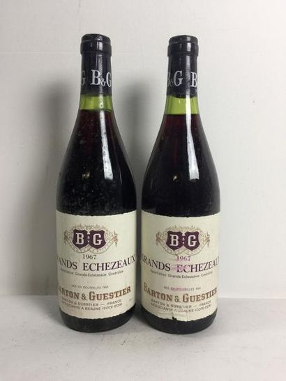 2 Blle GRANDS ECHEZEAUX (Barton & Guestier)...