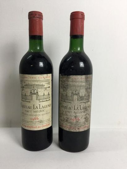 2 Blle Château LA LAGUNE (Haut Médoc) 1966...