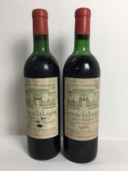 2 Blle Château LA LAGUNE (Haut Médoc) 1966...