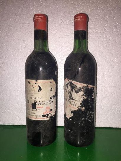 2 Blle Château LYNCH BAGES (Pauillac) 1966...