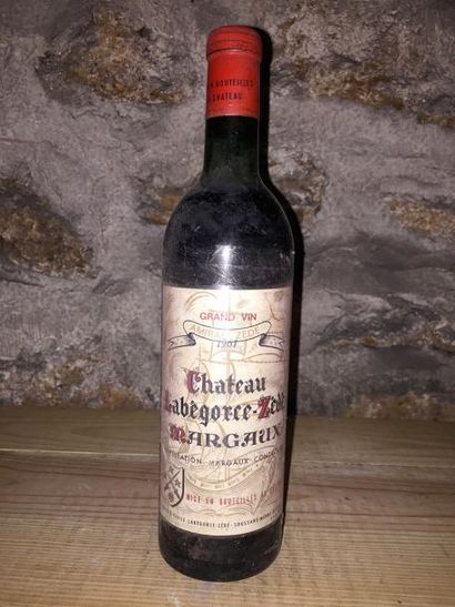 1 Blle Château LABEGORCE ZEDE (Margaux) 1961...