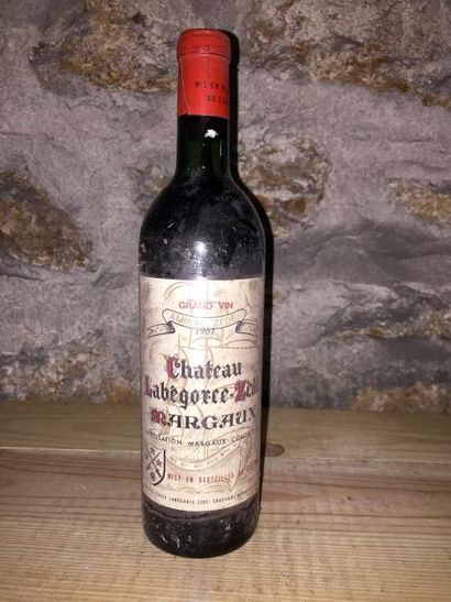 1 Blle Château LABEGORCE ZEDE (Margaux) 1961...