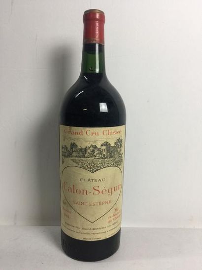 1 Mag Château CALON SEGUR (St Estèphe) 1961...