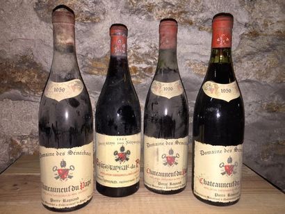 4 Blle CHATEAUNEUF DU PAPE (Raynaud) 1959...