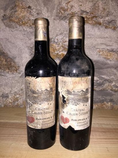 2 Blle Château CALON SEGUR (St Estèphe) mise...