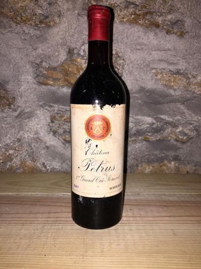 1 Blle Château PETRUS (Pomerol) mise Vandermeulen...