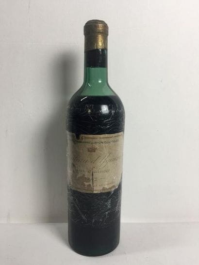 1 Blle Château YQUEM 1942 - Epaule/Suinte...