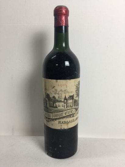 1 Blle Chateau DURFORT VIVENS (Margaux) 1916...