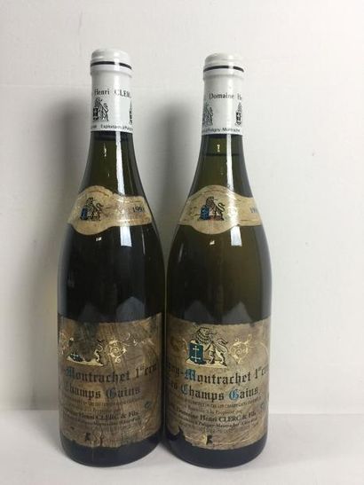 2 Blle PULIGNY MONTRACHET CHAMPS GAINS (Domaine...