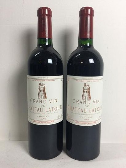 2 Blle Château LATOUR (Pauillac) 1998 - Très...