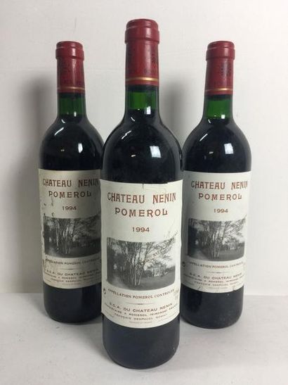 3 Blle Chateau NENIN (Pomerol) 1994 - Be...