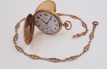 LONGINES MONTRE DE GOUSSET et sa chaine en...