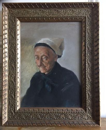Emile Joseph SIMON (1890-1976) La Bretonne...