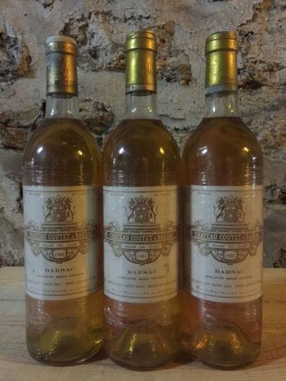 3 Blle Château COUTET (Barsac) 1981 - Be...