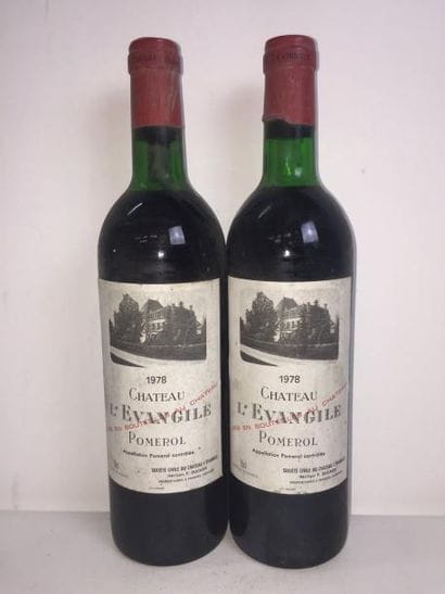 2 Blle Château EVANGILE (Pomerol) 1978 -...