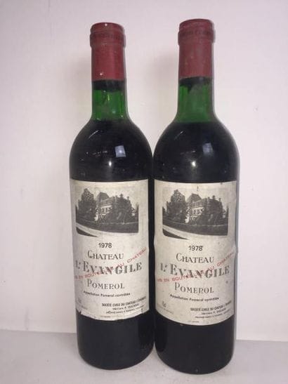 2 Blle Château EVANGILE (Pomerol) 1978 -...