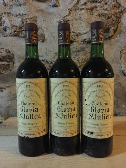 3 Blle Château GLORIA (St Julien) 1975 -...