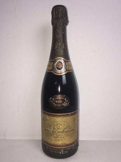 1 Blle CHAMPAGNE VEUVE CLIQUOT ROSE 1973...