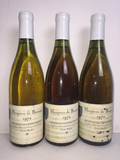 3 Blle MEURSAULT GENNEVRIERES DES HOSPICES...