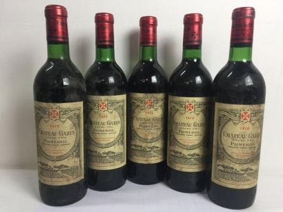 5 Blle Château GAZIN (Pomerol) 1970 - Be...