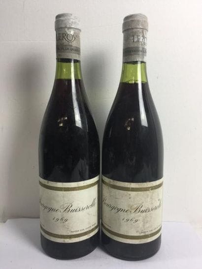 2 Blle BOURGOGNE BUISSEROLLE (Leroy) 196...