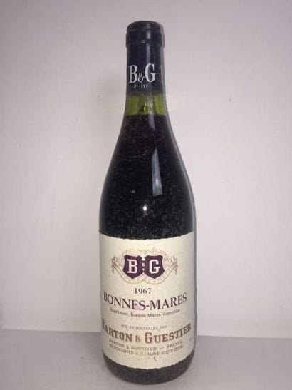 1 Blle BONNES MARES (Barton & Guestier) 1967...