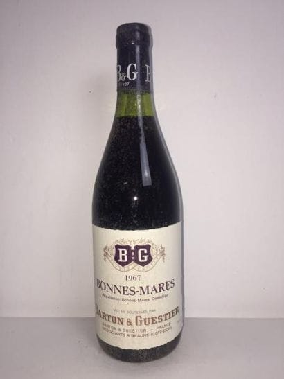 1 Blle BONNES MARES (Barton & Guestier) 1967...