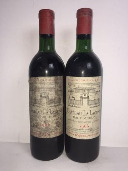 2 Blle Château LA LAGUNE (Haut Médoc) 1966...