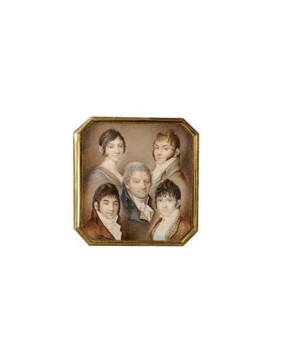 Alexandre Molinari (1772-1831) Rare miniature...