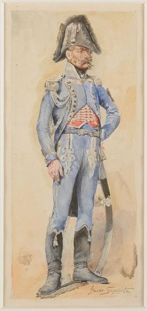 Guido SIGRISTE (1864-1915). « Officier d’ordonnance...