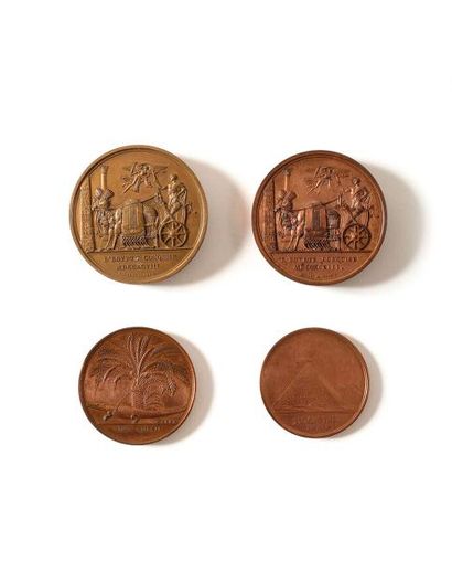 Conquête de la haute Egypte an VII Médaille...