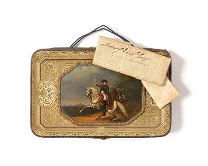 MèCHES DE CHEVEUX DE L’EMPEREUR NAPOLEON...
