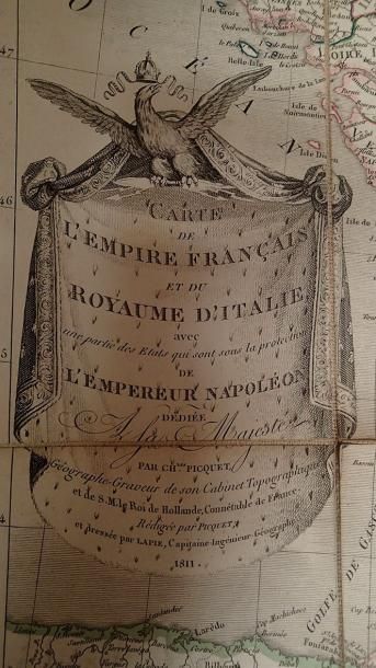CARTE DE L’EMPIRE FRANÇAIS ET DU ROYAUME...