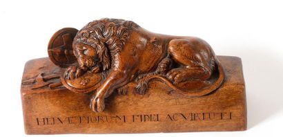 Bertel THORVALDSEN, d’après. « Le lion de...