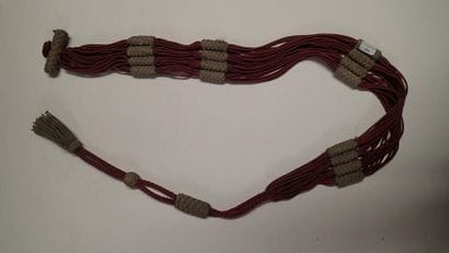 Ceinture de hussard, pour enfant. En passementerie...