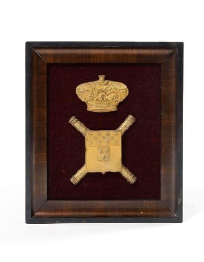 Motifs de portière aux Armes du Maréchal...