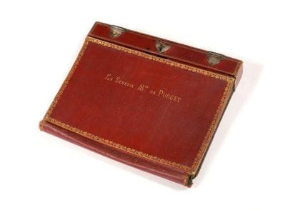 Portefeuille écritoire de voyage à soufflets...