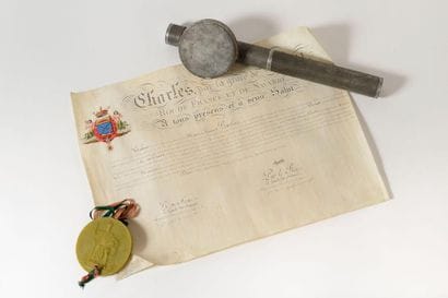 Lettres patentes de Vicomte du Lieutenant...