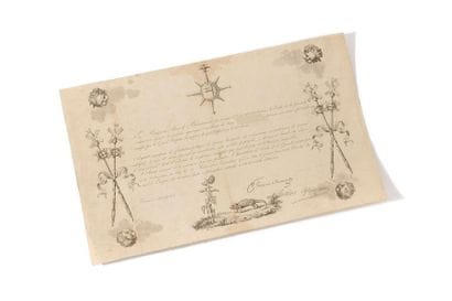 Etonnant brevet satyrique de « l’ordre de...
