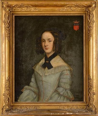 Ecole française du XIXe siècle « Portrait...