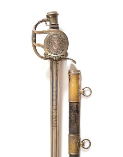 Sabre de récompense « Donné par le Roi »...