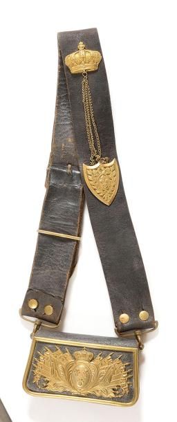 Giberne de petite tenue d’officier de lancier...