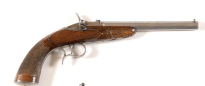 Pistolet de tir système Renand, un coup....