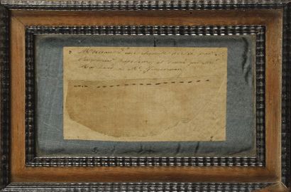 NAPOLEON IER MORCEAU DE L’UNE DES CHEMISES...